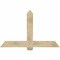 Ekena Millwork Eugene Rough Sawn Timber Gable Bracket, Douglas Fir, 60"W x 38"H x 6"D x 6"F, 15/12 Pitch GBW060X38X0606EUG00RDF - alternate 1